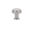 Emtek 86432US15 Art Deco, Newport Knob, 1-1/4" Diameter, 1-1/4" Projection, Satin Nickel