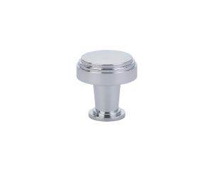 Emtek 86464US26 Transitional Heritage, Glendon Knob, 1-5/8" Diameter, 1-1/2" Projection, Polished Chrome