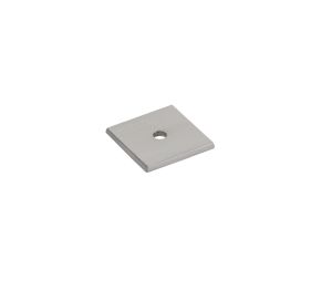 Emtek 86434US15 Art Deco Square Backplate for Knob, 1-1/8" Dimension, Satin Nickel