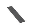 Emtek 86435US10B Art Deco Rectangular Backplate for Pull, Oil Rubbed Bronze