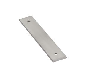 Emtek 86435US15 Art Deco Rectangular Backplate for Pull, Satin Nickel