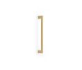 Emtek 86441US3NL Contemporary, Trail Appliance Pull, 2" Projection, 18" CTC, Unlacquered Brass