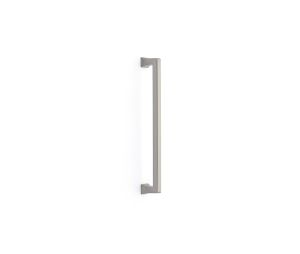 Emtek CS86443US15 Art Deco, Alexander Appliance Pull, 2" Projection, 18" CTC, Concealed Surface Mounting, Satin Nickel