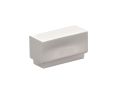 Emtek 86446US14 Urban Modern, Cinder Knob, 7/8" Projection, Polished Nickel