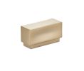 Emtek 86446US4 Urban Modern, Cinder Knob, 7/8" Projection, Satin Brass