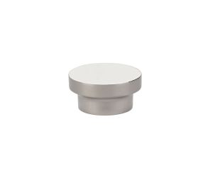 Emtek 86449US14 Urban Modern, District Knob, 1-5/8" Diameter, 5/8" Projection, Polished Nickel