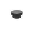 Emtek 86448US19 Urban Modern, District Knob, 1-3/8" Diameter, 5/8" Projection, Flat Black