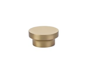 Emtek 86449US4 Urban Modern, District Knob, 1-5/8" Diameter, 5/8" Projection, Satin Brass