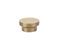 Emtek 86448US4 Urban Modern, District Knob, 1-3/8" Diameter, 5/8" Projection, Satin Brass