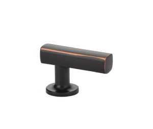 Emtek 86452US10B Urban Modern, Freestone Finger Pull, 1-1/8" Projection, Oil Rubbed Bronze
