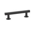 Emtek 86453US19 Urban Modern, Freestone Pull, 1-1/4" Projection, 3-1/2" CTC, Flat Black