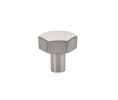 Emtek 86457US15 Urban Modern, Mod Hex Knob, 1-1/8" Diameter, 1-1/4" Projection, Satin Nickel