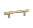 Emtek 86459US4 Urban Modern, Mod Hex Pull, 1-1/4" Projection, 3-1/2" CTC, Satin Brass