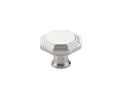 Emtek 86465US14 Transitional Heritage, Midvale Knob, 1-1/4" Dimension, 1" Projection, Polished Nickel