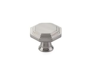 Emtek 86466US15 Transitional Heritage, Midvale Knob, 1-3/4" Dimension, 1-1/4" Projection, Satin Nickel