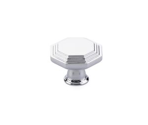 Emtek 86466US26 Transitional Heritage, Midvale Knob, 1-3/4" Dimension, 1-1/4" Projection, Polished Chrome