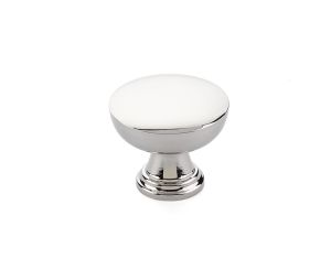 Emtek 86468US14 Transitional Heritage, Overland Knob, 1-3/4" Diameter, 1-1/2" Projection, Polished Nickel