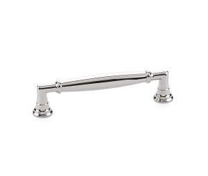 Emtek 86478US14 Transitional Heritage, Westwood Pull, 1-1/4" Projection, 8" CTC, Polished Nickel