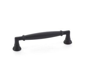 Emtek 86478US19 Transitional Heritage, Westwood Pull, 1-1/4" Projection, 8" CTC, Flat Black