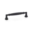 Emtek 86475US19 Transitional Heritage, Westwood Pull, 1-1/8" Projection, 3-1/2" CTC, Flat Black