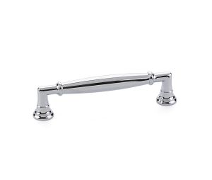 Emtek 86475US26 Transitional Heritage, Westwood Pull, 1-1/8" Projection, 3-1/2" CTC, Polished Chrome