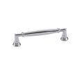 Emtek 86475US26 Transitional Heritage, Westwood Pull, 1-1/8" Projection, 3-1/2" CTC, Polished Chrome