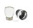 Emtek 86562US10B Juneau Crystal Knob, 1-1/8" Diameter, 1-3/8" Projection, Oil Rubbed Bronze