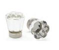 Emtek 86565US10B Forza Crystal Knob, 1-1/4" Diameter, 1-1/4" Projection, Oil Rubbed Bronze
