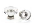 Emtek 86570US10B Grayson Crystal Knob, 1-3/4" Diameter, 1-1/4" Projection, Oil Rubbed Bronze
