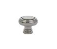 Emtek 86610US14 Traditional, Norwich Knob, 1-1/4" Diameter, 1-1/8" Projection, Polished Nickel