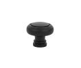 Emtek 86610US19 Traditional, Norwich Knob, 1-1/4" Diameter, 1-1/8" Projection, Flat Black