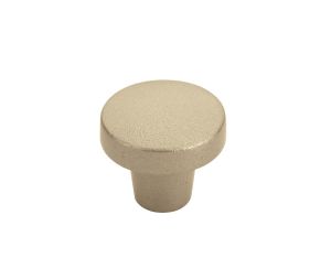 Emtek 86661TWB Sandcast Bronze, Rustic Modern Round Knob, 1-3/4" Diameter, 1-3/8" Projection, Tumbled White Bronze