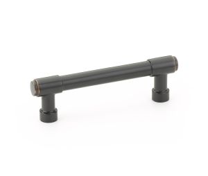 Emtek 86688US10B Industrial Modern, Jasper Pull, 1-3/8" Projection, 5" CTC, Oil Rubbed Bronze