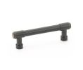 Emtek 86686US10B Industrial Modern, Jasper Pull, 1-3/8" Projection, 3-1/2" CTC, Oil Rubbed Bronze