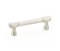 Emtek 86686US15 Industrial Modern, Jasper Pull, 1-3/8" Projection, 3-1/2" CTC, Satin Nickel