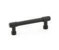 Emtek 86686US19 Industrial Modern, Jasper Pull, 1-3/8" Projection, 3-1/2" CTC, Flat Black