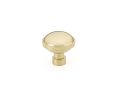 Emtek 86695US4 Industrial Modern, Brandt Knob, 1-1/4" Diameter, 1-1/4" Projection, Satin Brass