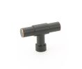 Emtek 86699US10B Industrial Modern, Jasper Finger Pull, 2" Dimension, 1-3/8" Projection, Oil Rubbed Bronze