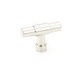 Emtek 86699US14 Industrial Modern, Jasper Finger Pull, 2" Dimension, 1-3/8" Projection, Polished Nickel