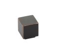 Emtek 86700US10B Modern Rectangular, Allerton Knob, 1" Dimension, 1-1/4" Projection, Oil Rubbed Bronze