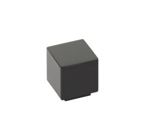 Emtek 86700US19 Modern Rectangular, Allerton Knob, 1" Dimension, 1-1/4" Projection, Flat Black