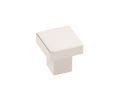 Emtek 86702US15 Modern Rectangular, Hunter Knob, 1-1/4" Dimension, 1-1/4" Projection, Satin Nickel