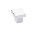 Emtek 86702US26 Modern Rectangular, Hunter Knob, 1-1/4" Dimension, 1-1/4" Projection, Polished Chrome