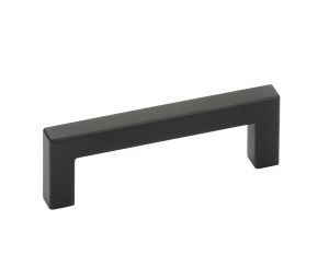 Emtek 86708US19 Modern Rectangular, Warwick Pull, 1-3/8" Projection, 8" CTC, Flat Black