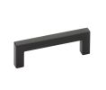 Emtek 86704US19 Modern Rectangular, Warwick Pull, 1-3/8" Projection, 3-1/2" CTC, Flat Black