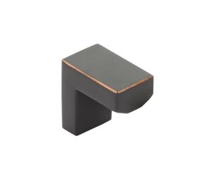 Emtek 86713US10B Modern Rectangular, Keaton Finger Pull, 1-1/2" Projection, Oil Rubbed Bronze