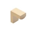 Emtek 86713US4 Modern Rectangular, Keaton Finger Pull, 1-1/2" Projection, Satin Brass