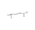 Emtek S62002SS Stainless Steel Bar Pull, 1-1/4" Projection, 3" CTC, Brushed Stainless Steel