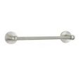 Emtek S7010DISKSS Stainless Steel Bath Hardware, Towel Bar, Rosete Disk, Brushed Stainless Steel