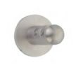 Emtek S71001SS Stainless Steel Bath Hardware, Single Hook, 2-5/8" Projection, Brushed Stainless Steel